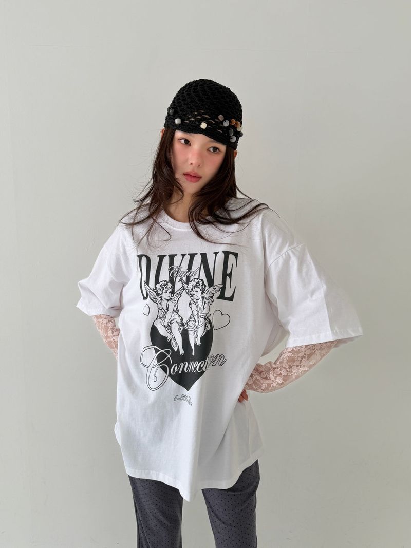 ANGEL Lace Layered T-shirt