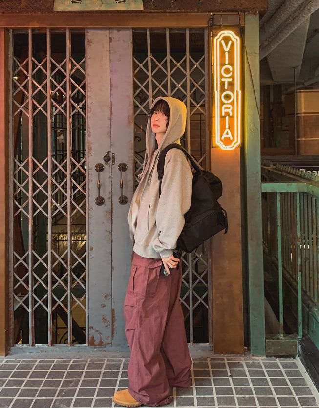 Utility Washing Wide Cargo Pants
