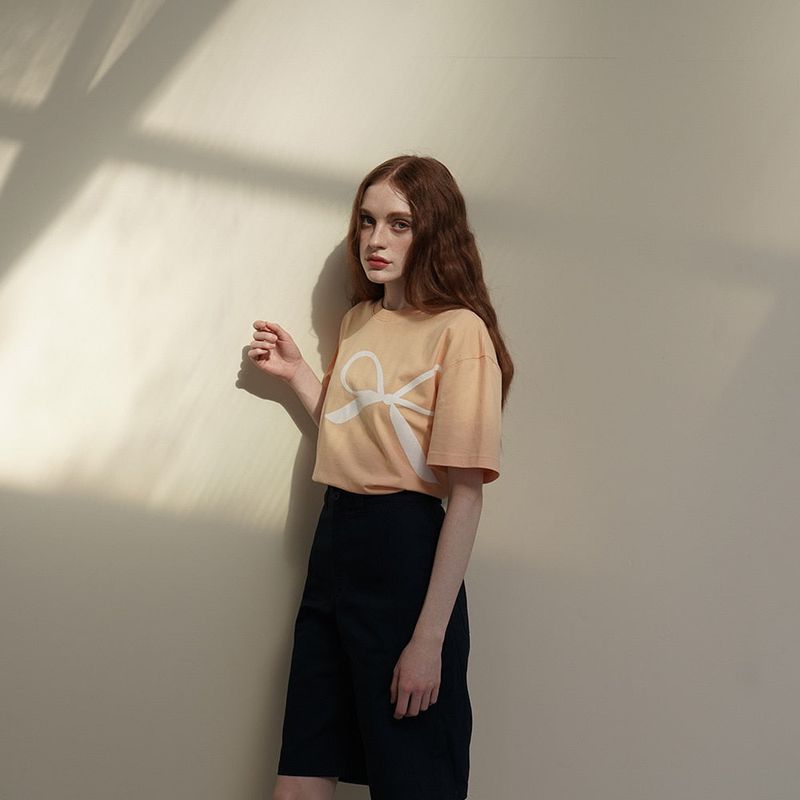 Pale Orange Ribbon T-Shirt