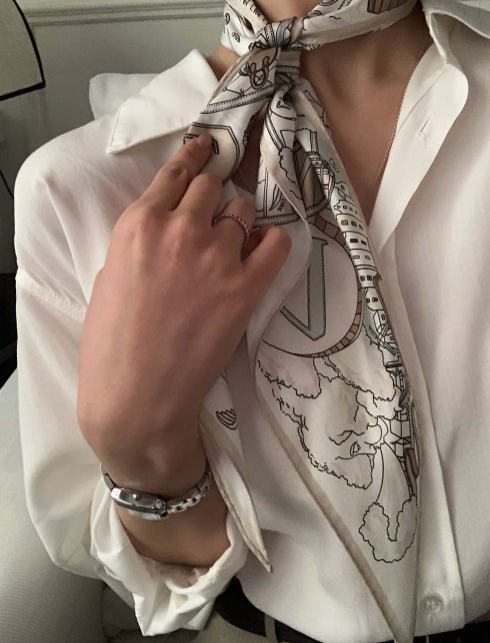 Norton Silk Scarf / 1 color