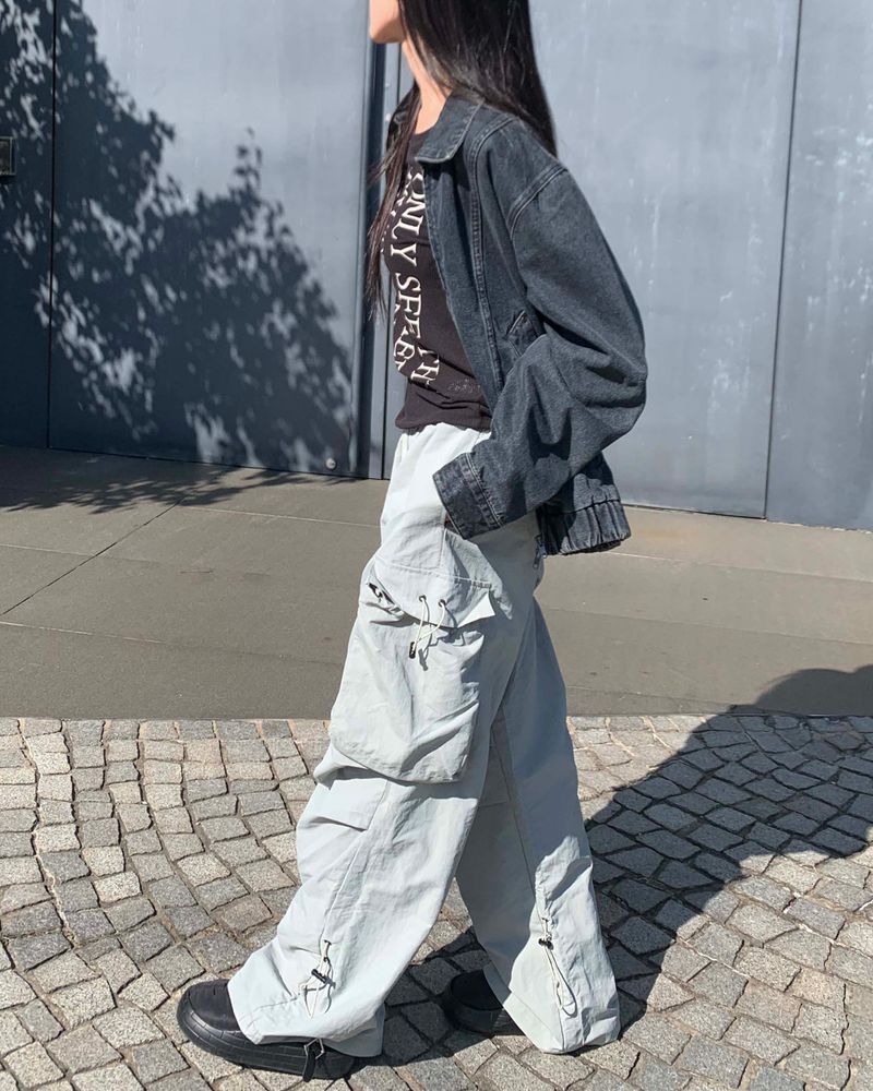 Stopper nylon pants