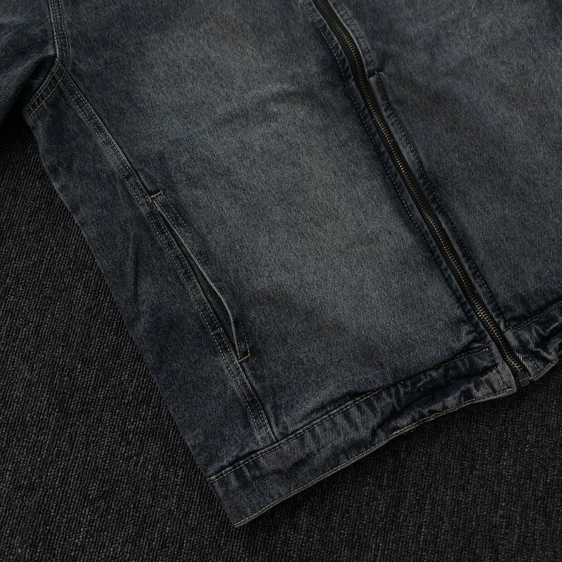 DV patch incision washing jean jacket