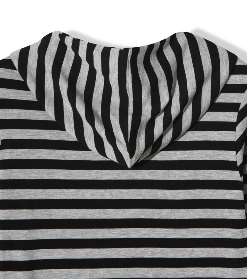 stripe hoody T