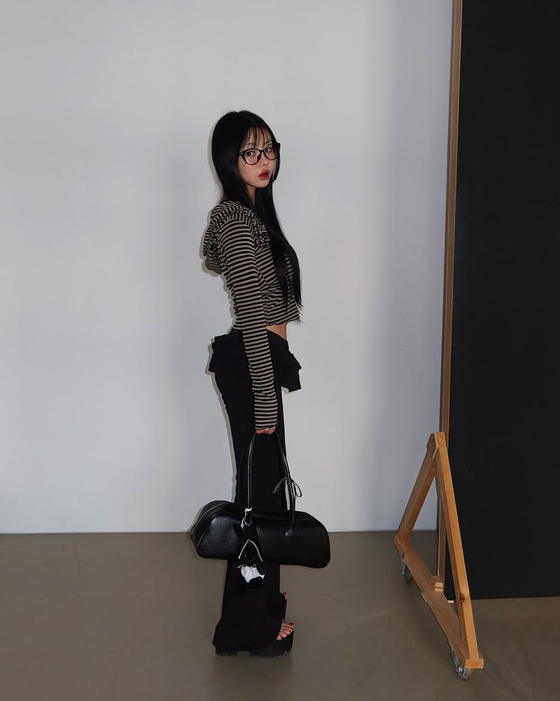 cancan frill layered bootcut pants