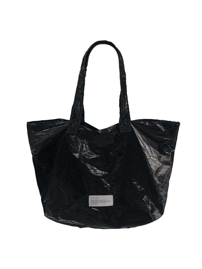 glossy shopper bag (2color)