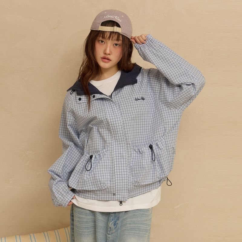 Riversible Check Windbreaker Ver.2