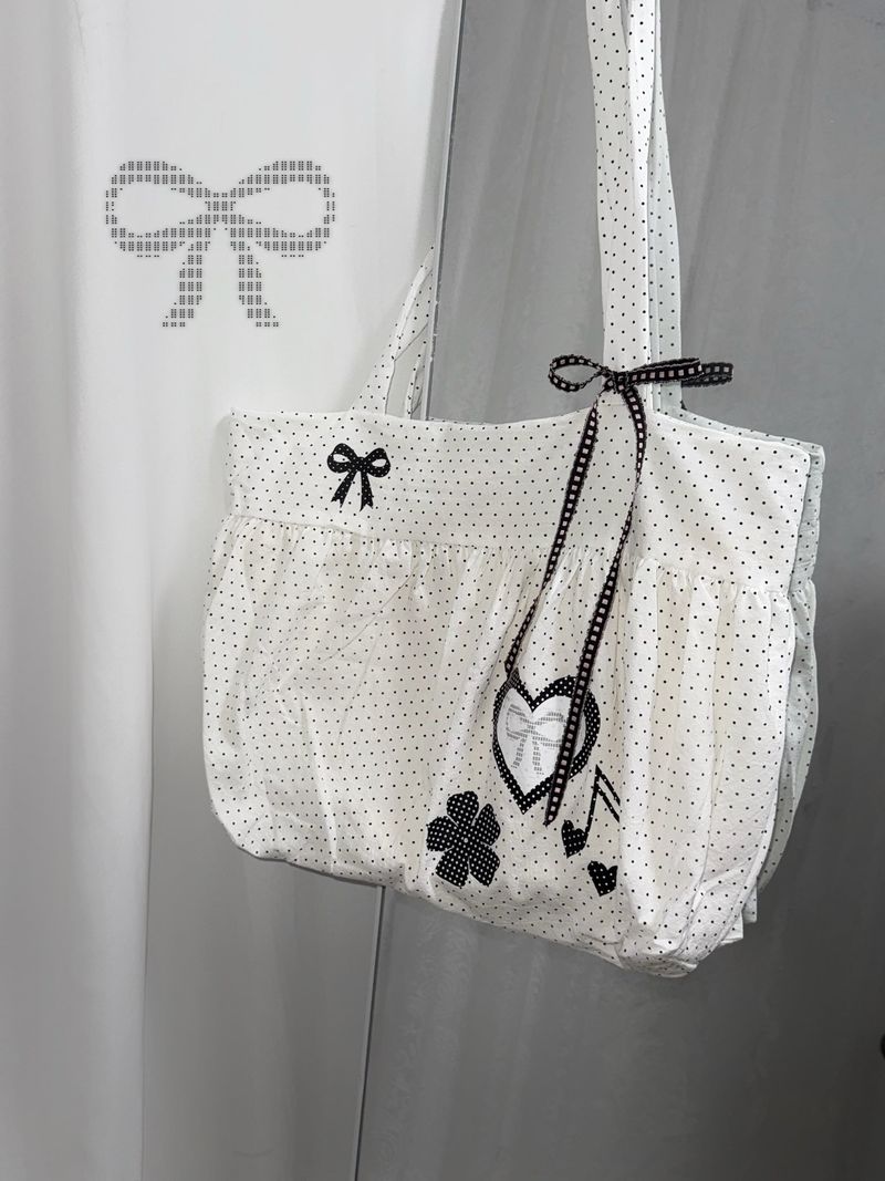 Polka Dot Shoulder Bag