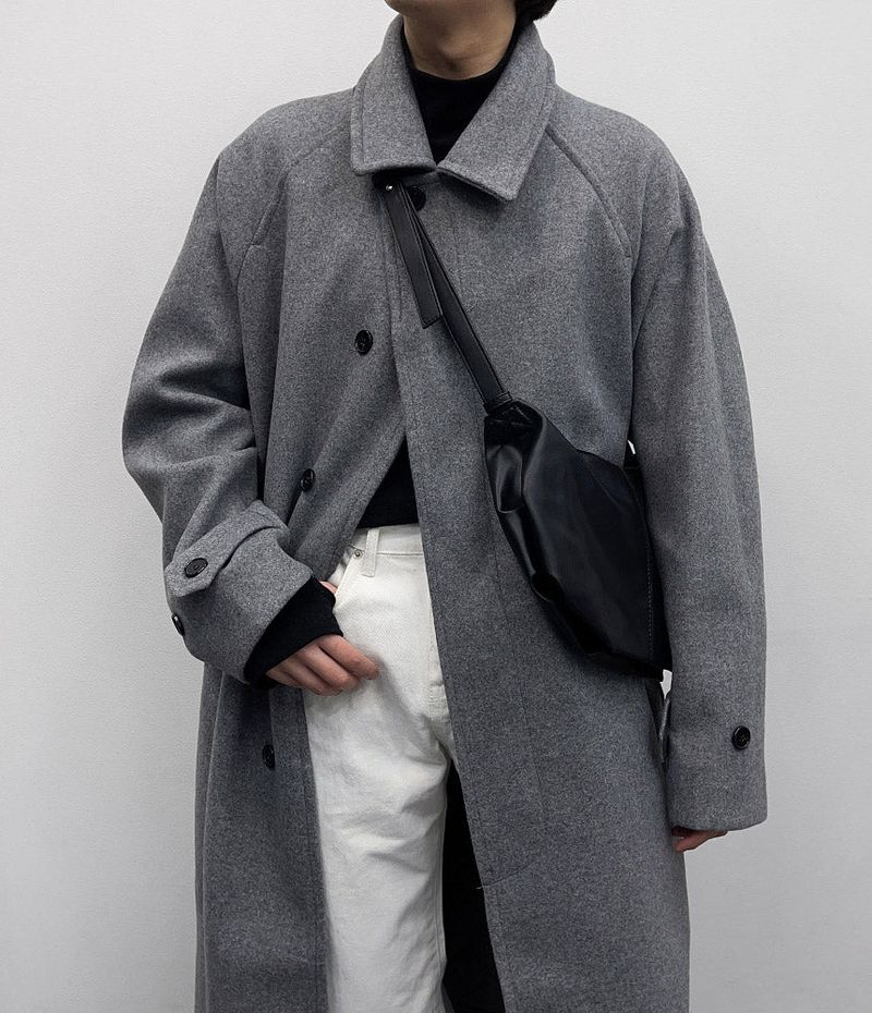 TW Regular Balmacan Wool Coat (3colors)
