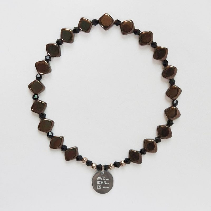 AWE BORN US（アボンアス）の「GEM STONE HEMATITE BRACELET（Accessories）」