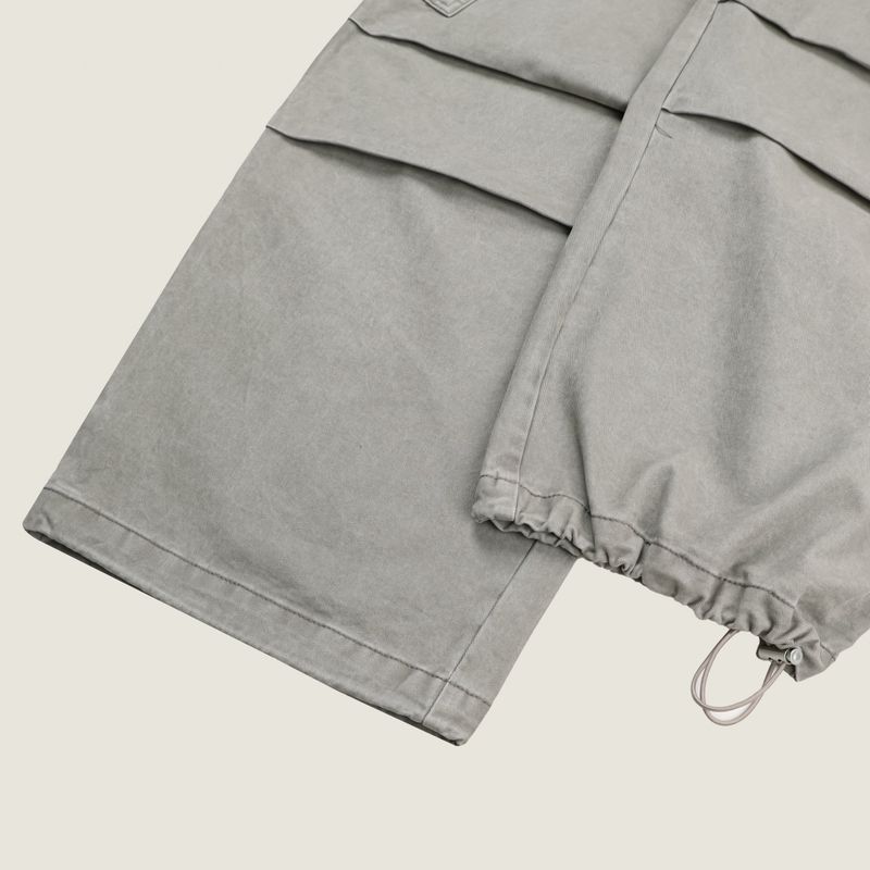 E Dyeing Washed Snap Pants