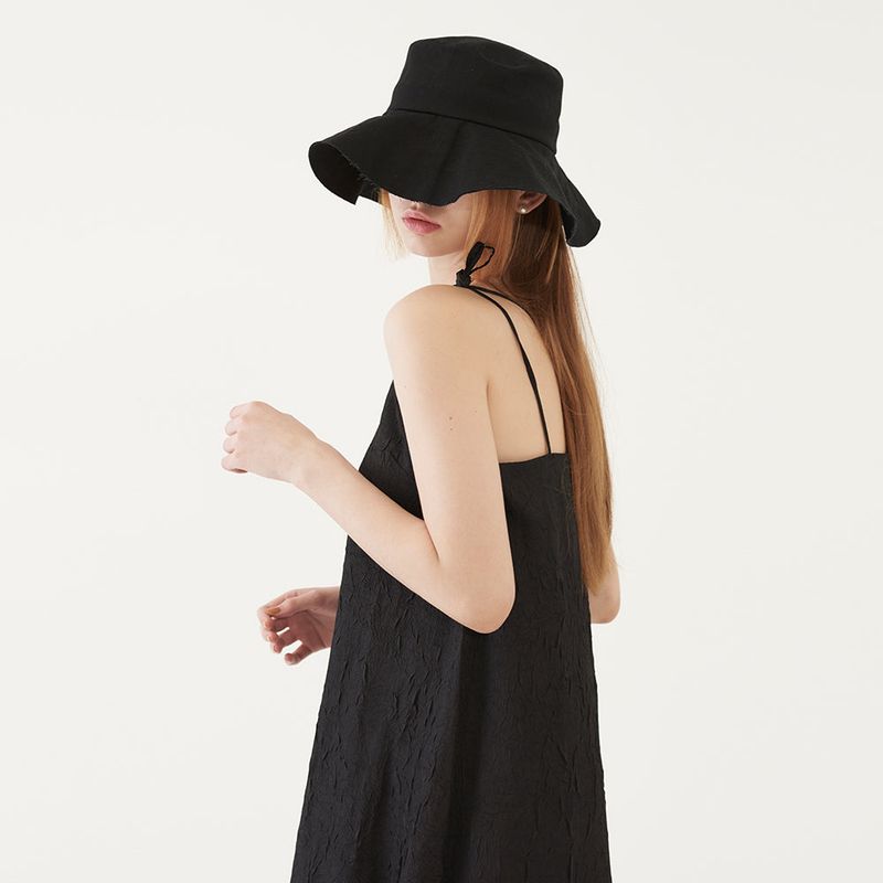 TMO BY 13MONTH（ティーエムオーバイサーティーンマンス）の「CUT OFF BUCKET HAT (BLACK)（Hats）」