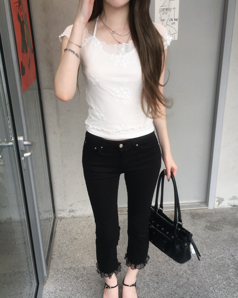 Flower layered T