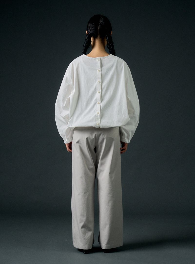 Ordinary wide pants (grey)