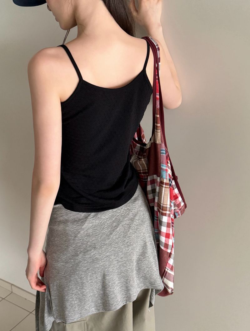 [ORIGINAL] Flute Embossed Sleeveless