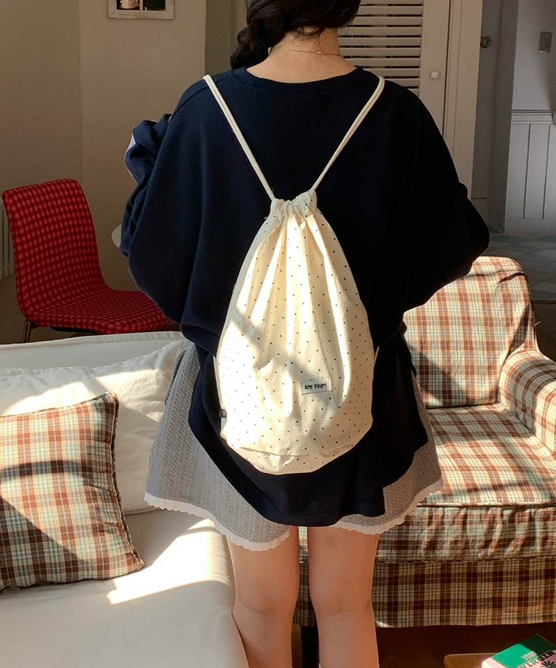 meltingyun(メルティングユン)の「ドットリュック(バッグ)」