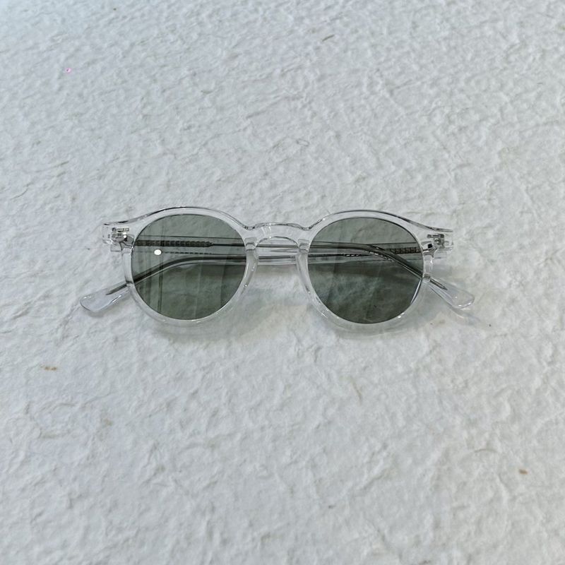 Vintage Proportion Round-Frame Sunglasses