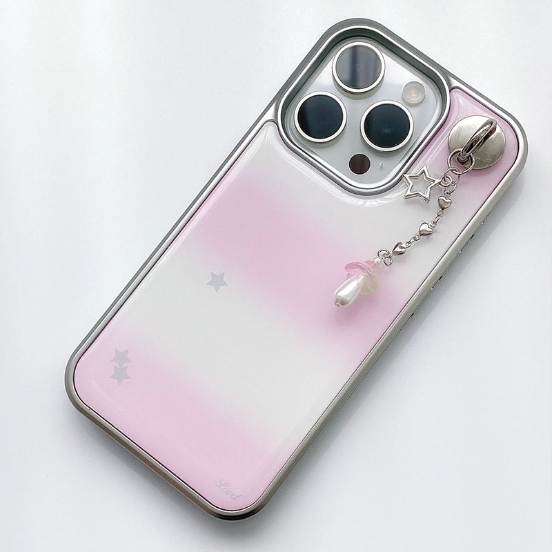 [MADE] STARRY SCOOP PHONE CASE (epoxy silver bumper)