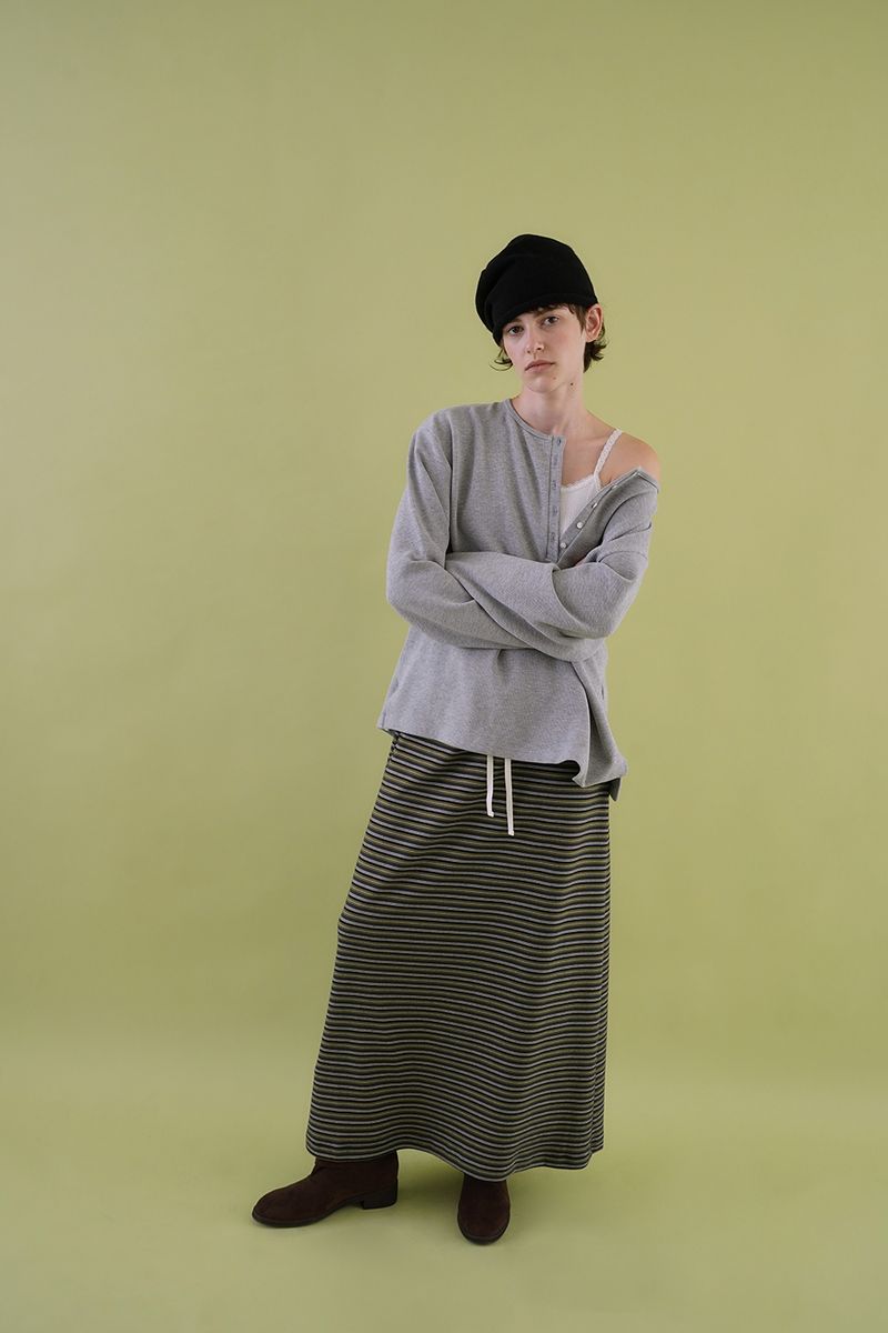 String long skirt_stripe