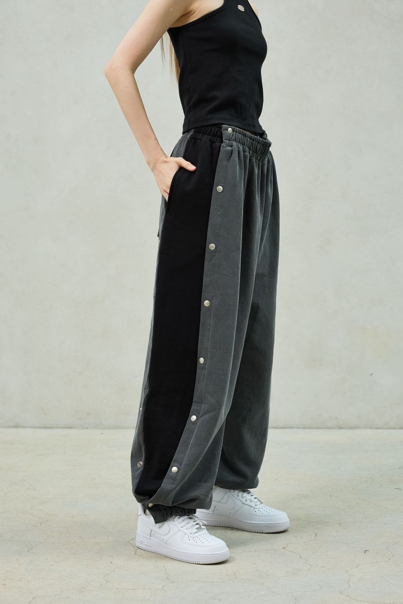 PITA SNAP OFF SWEAT PANTS / CHARCOAL