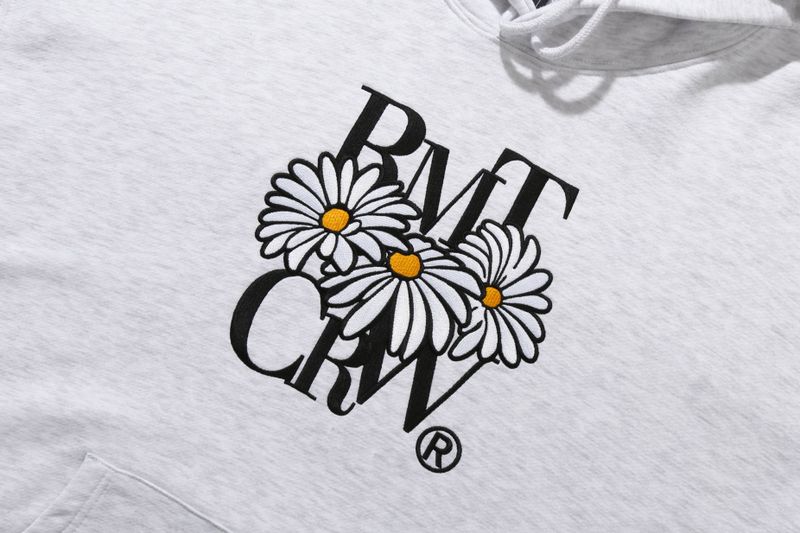 OXEYE DAISY HOODIE_LIGHT GREY