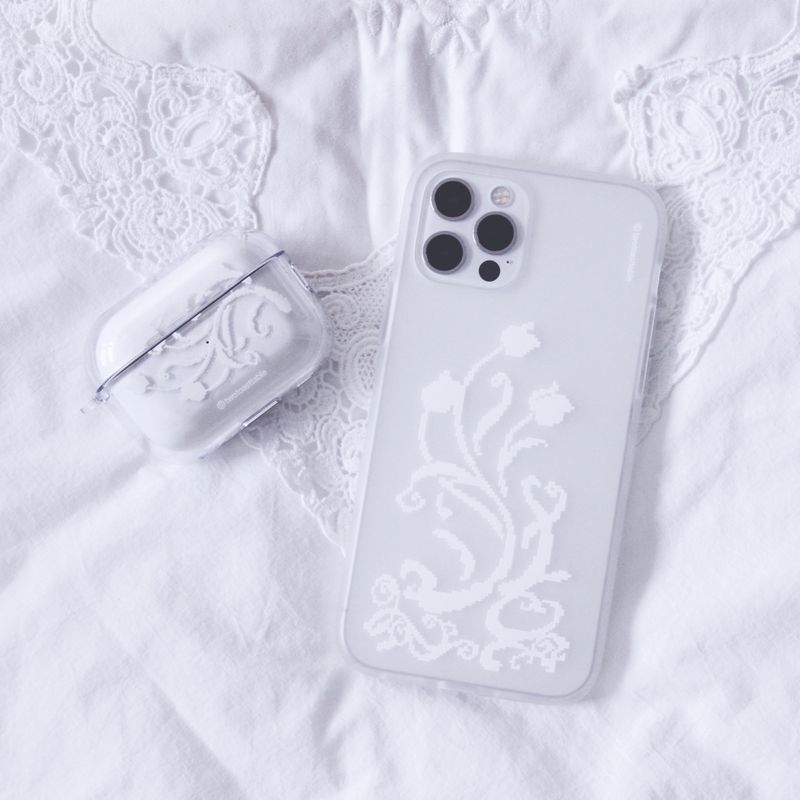 [MADE] Pixel bloom creamy jelly case (Tulip)