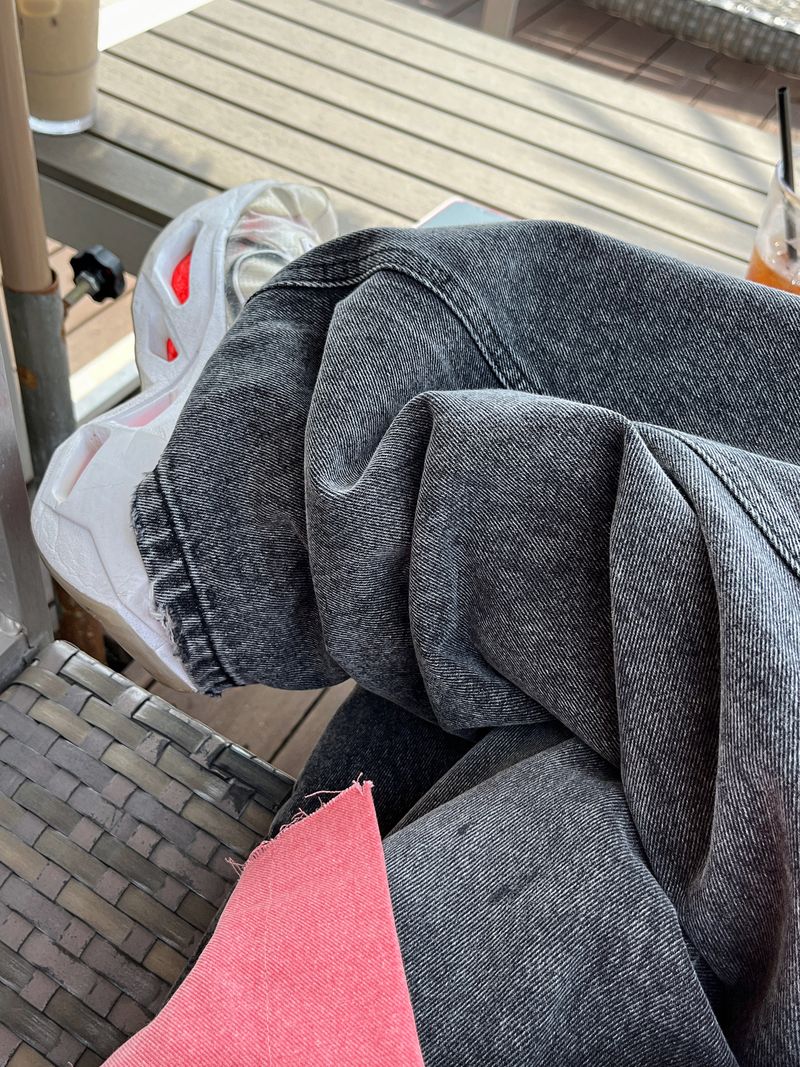 snow wide denim PT -2C