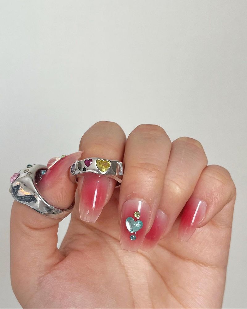 [aespa/Nmixx/Wooah/TNX] Silver gemstone ring_2