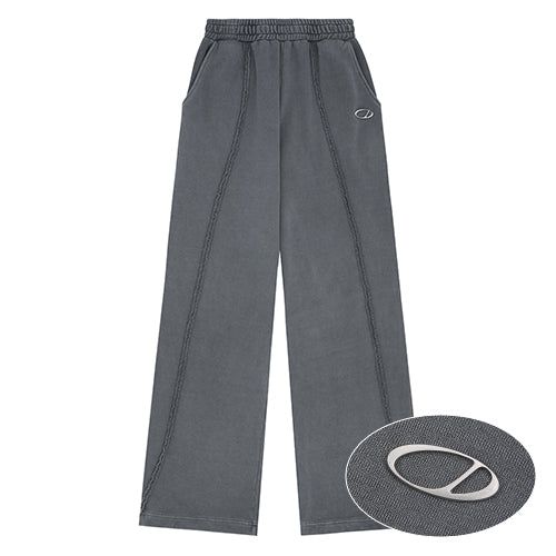 Pigment Cut-Off String Wide Pants