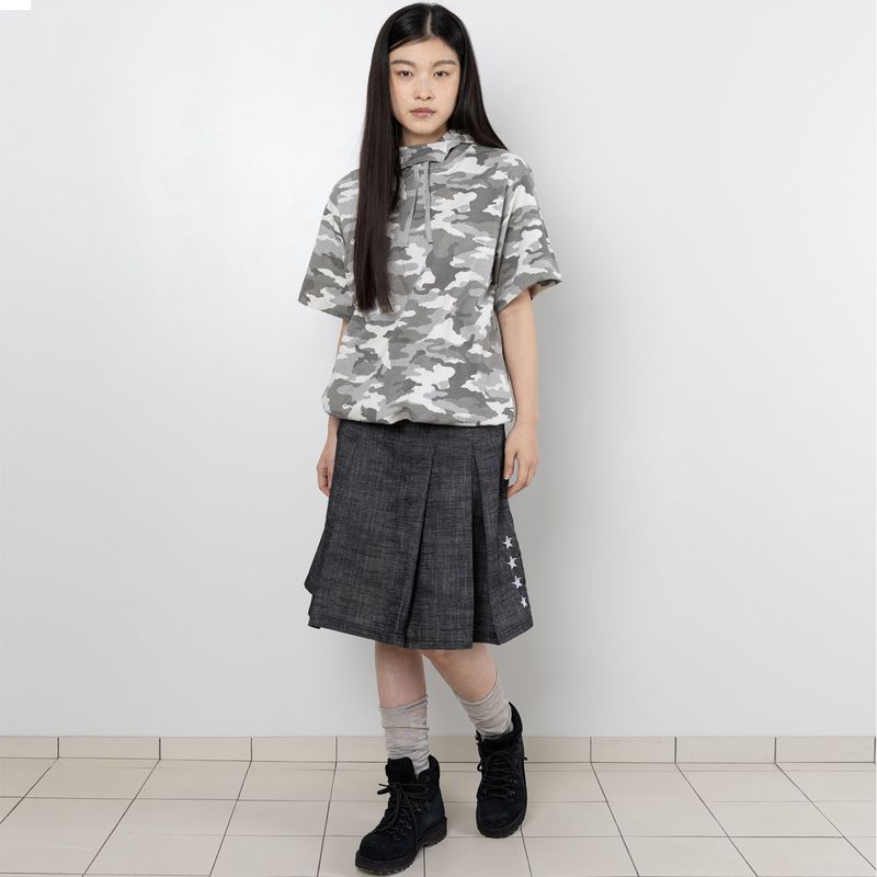 TTTTwister Pleat Skirt - Black