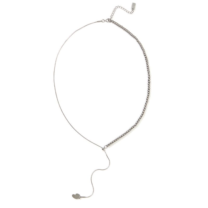 S SY(エスエスワイ)の「2way half ring & ball necklace(Accessories)」