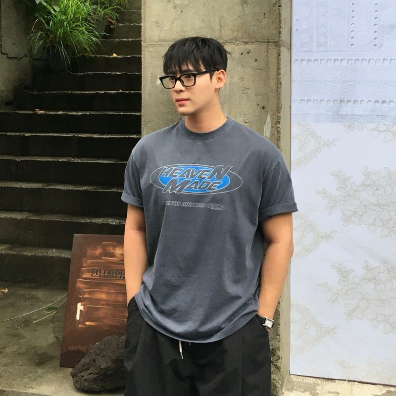LAUTE(ラウテ)の「シンボルピグメントヘブンTシャツ(トップス)」