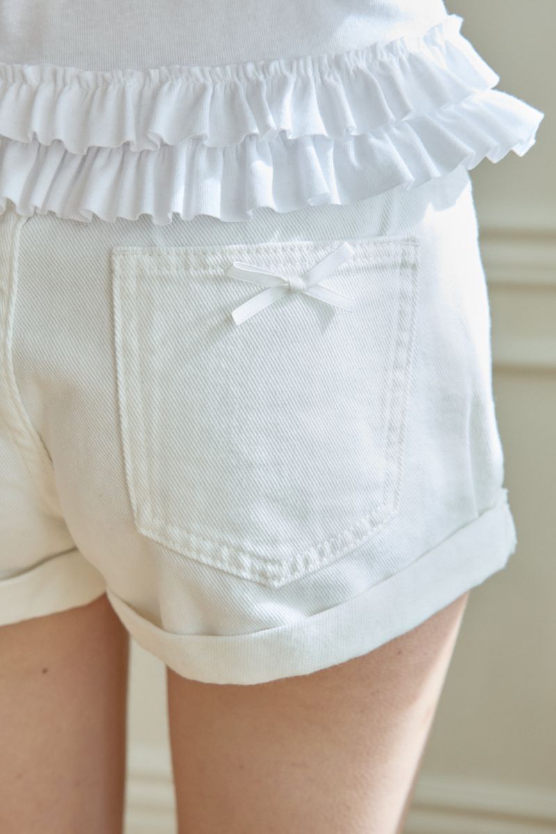 BLOOM DENIM SHORTS