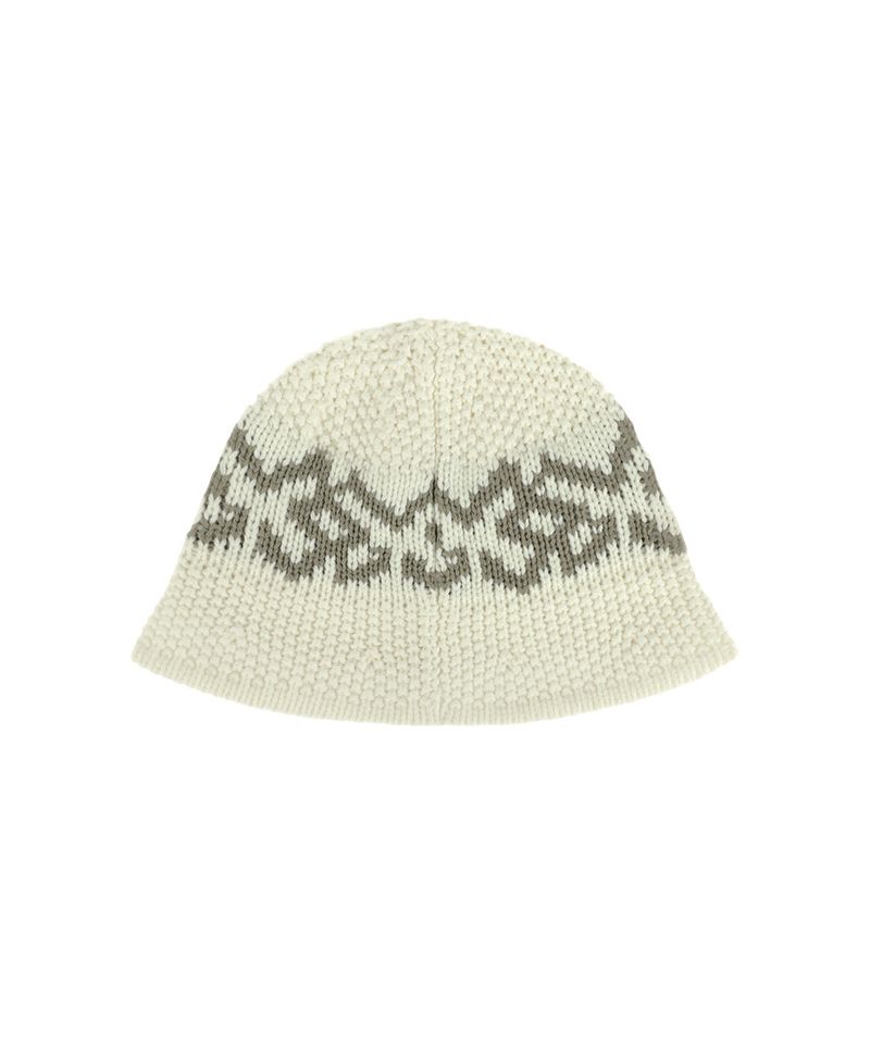 M LOGO KNIT BUCKET HAT