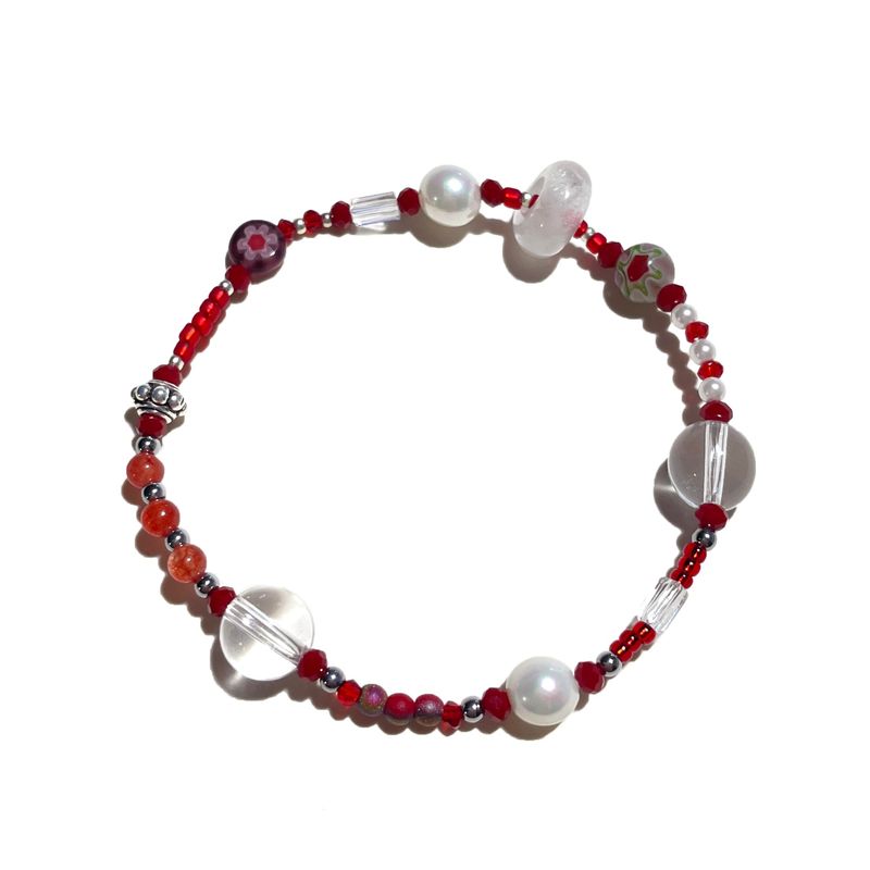 Kichikichiyaya(キチキチヤヤ)の「Kichikichiyaya Bracelet 020 Red(Accessories)」