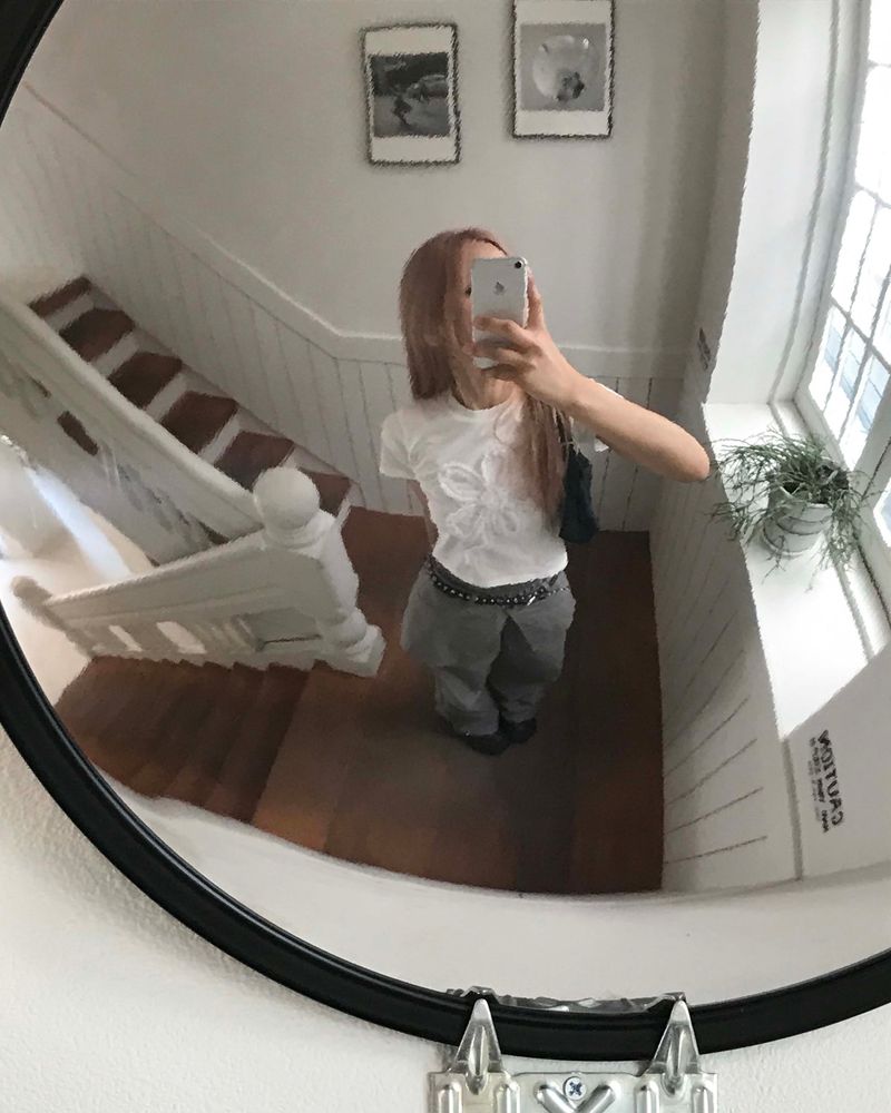 Pintuck skirt pants