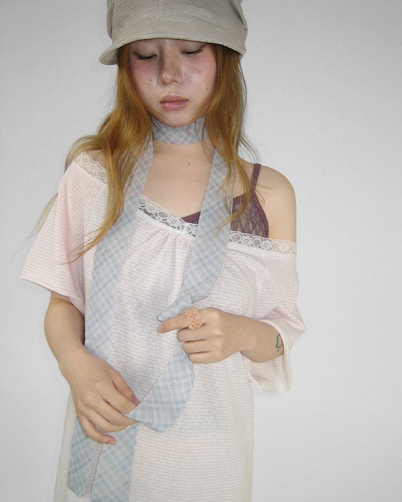 SLIM CHECK SCARF