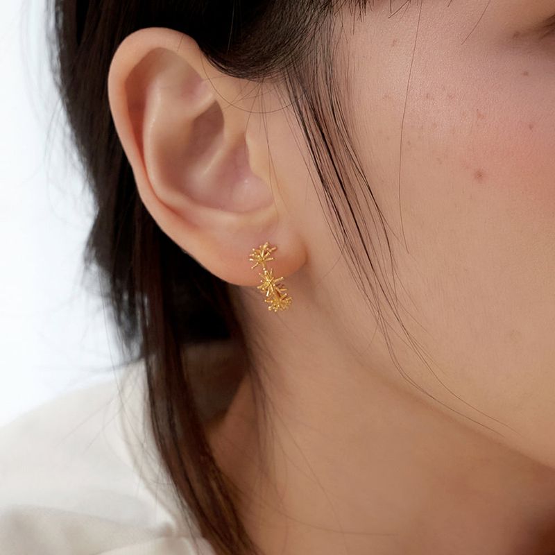 geegee（ジジ）の「[silver925] dandelion earring - gold（Accessories）」