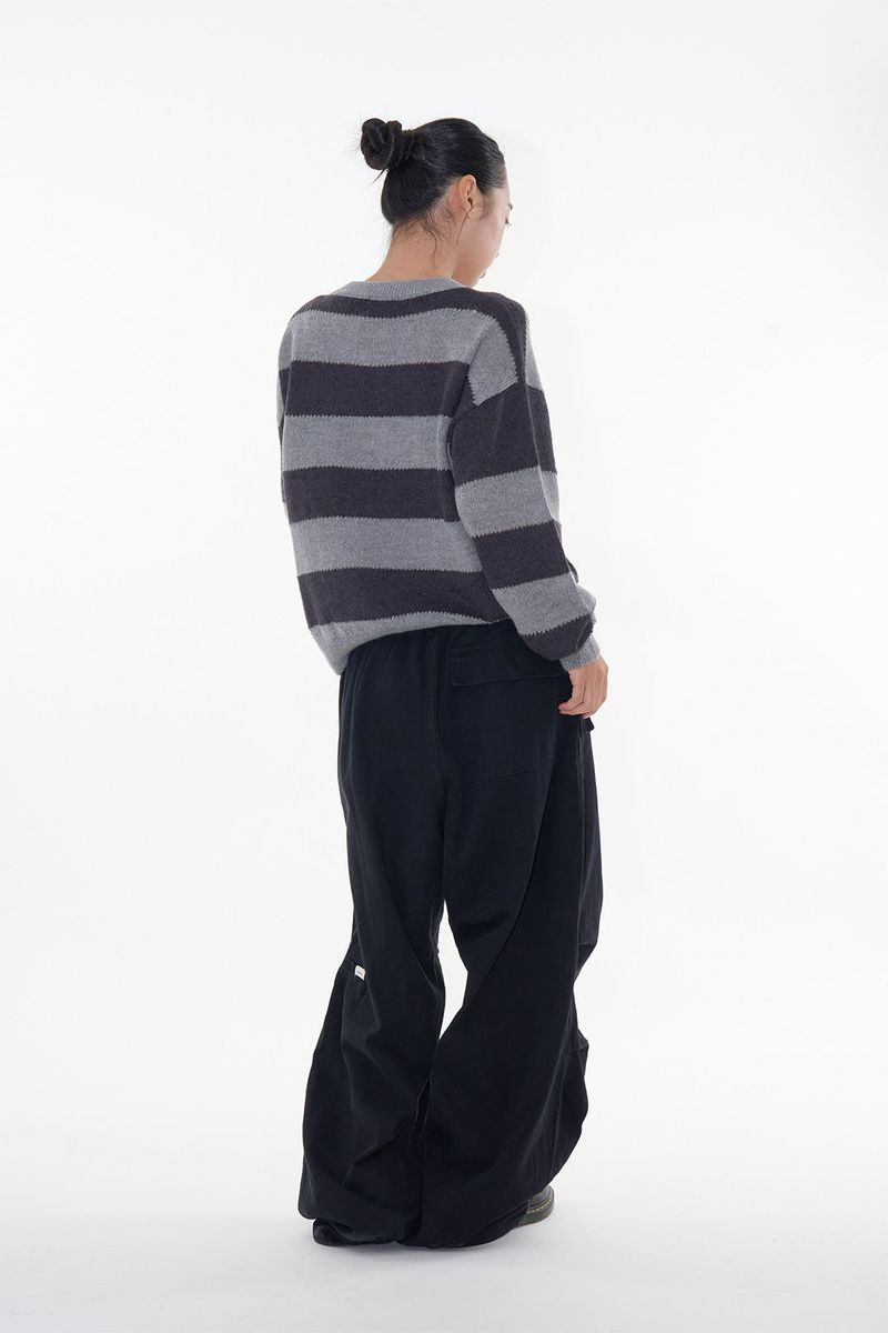 Moss stripe knit