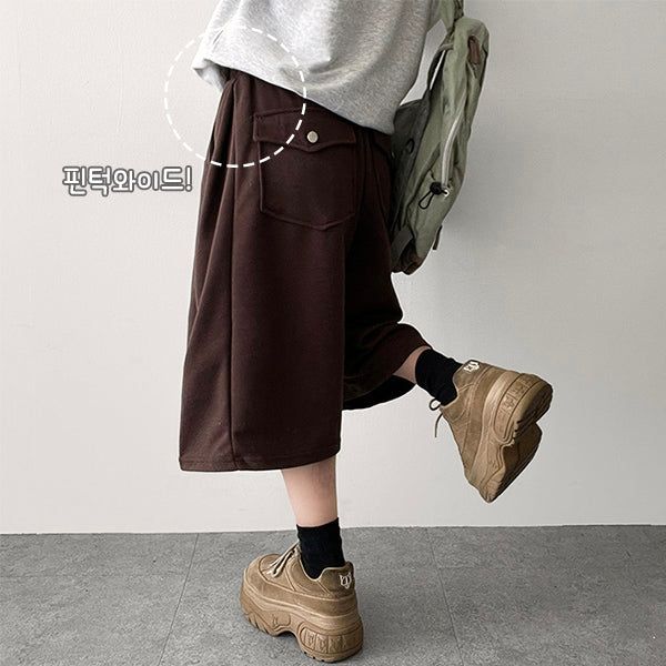 hijjoo(ハイチュー)の「Montic Back Pocket Side Pintuck Banding Shorts(Pants)」