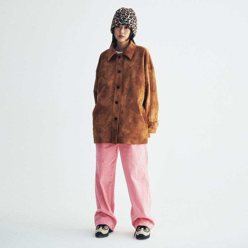 KOOKEESEE(クキシ)の「Corduroy Pintuck Band Pants (pink)(Pants)」