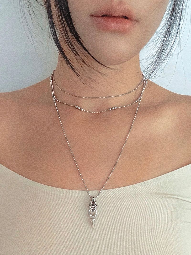 Double Orbit Layer Necklace