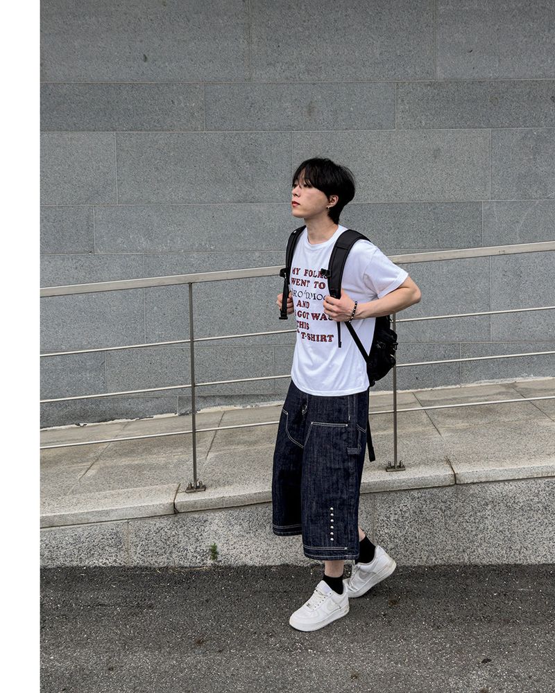 Broden Lettering Printed Short Sleeve