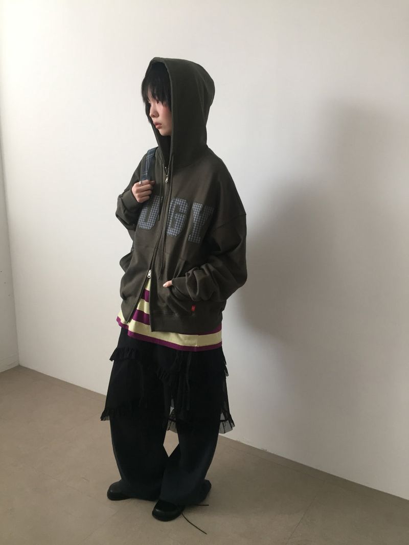 YWD DUGY HOODIE ZIP-UP