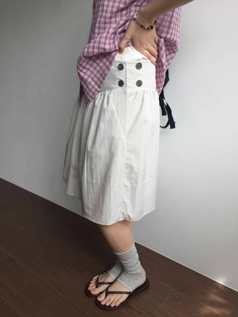 DUGGY(ダギー)の「Marine button midi skirt (3color)(Skirts)」