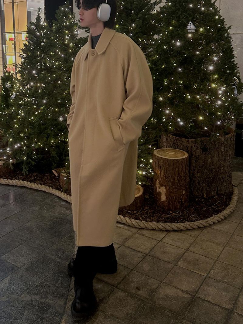 ASCLO Benia Raglan Long Coat (3color)