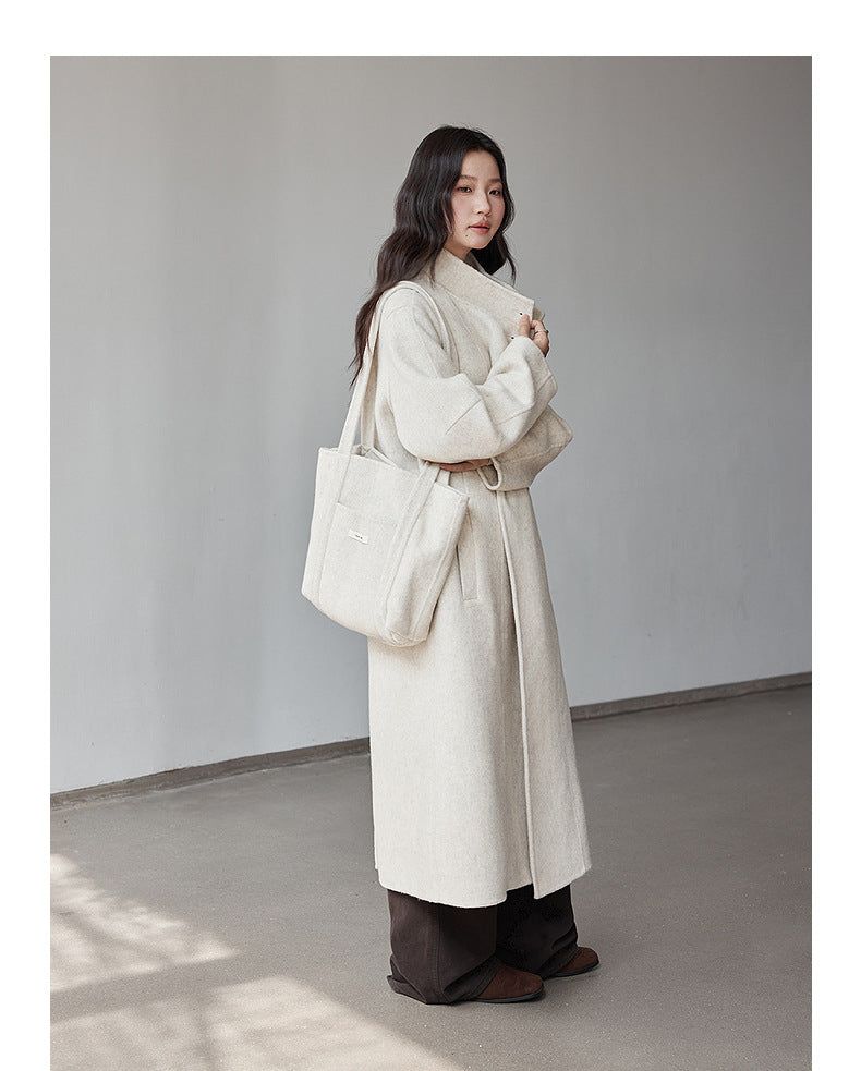 London Museum Double-face Wool Long Coat