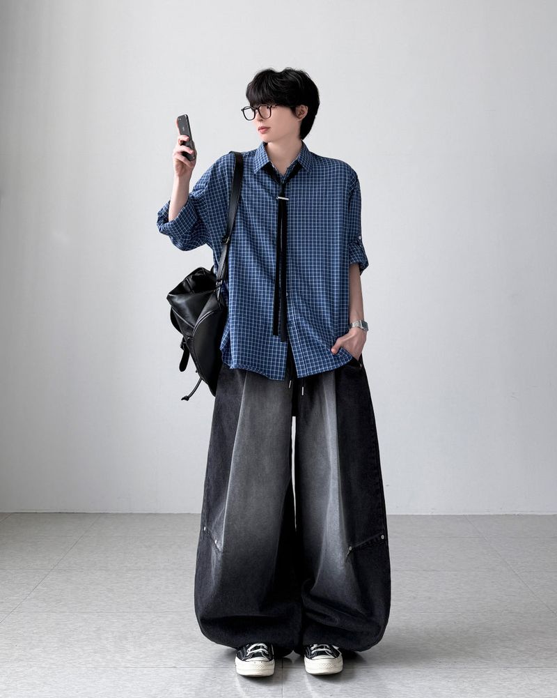Python Curve Wide Denim