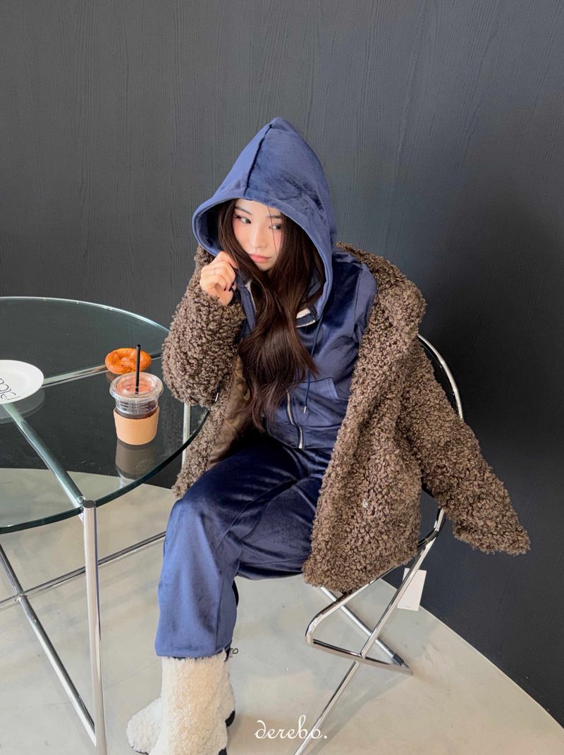 Velvet Winter Hooded Training Set