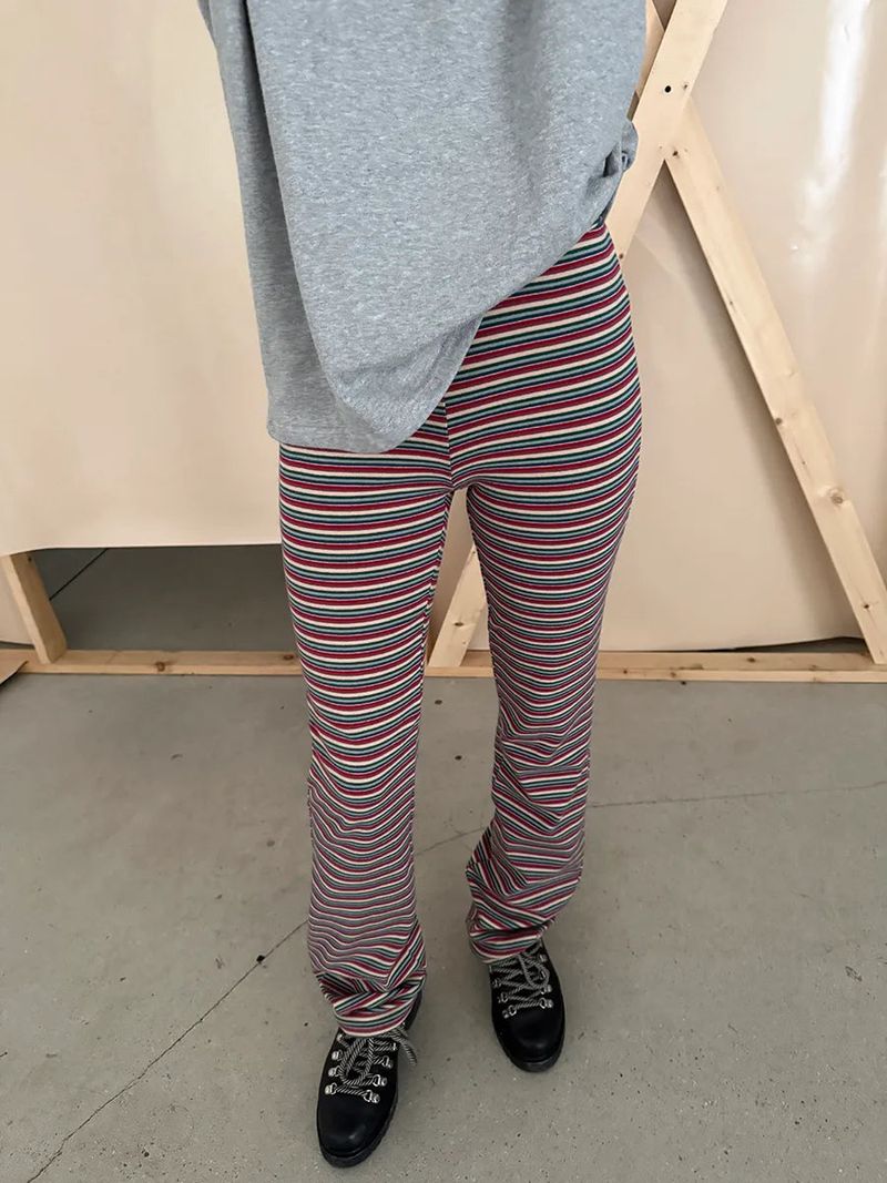  stripe leggings pants 