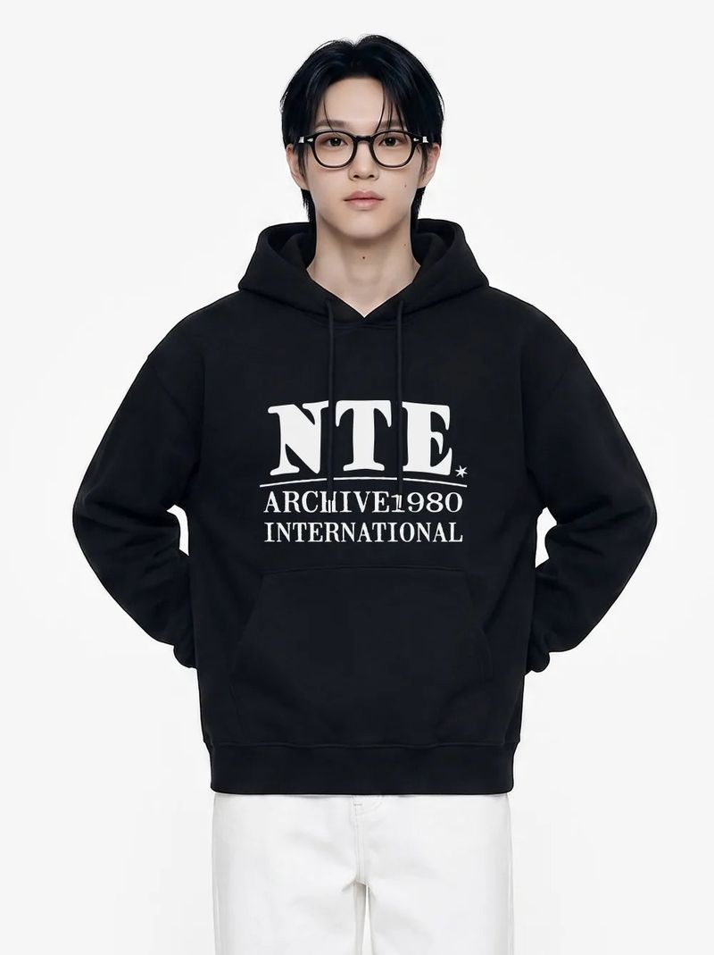 quad logo hoodie (5color)